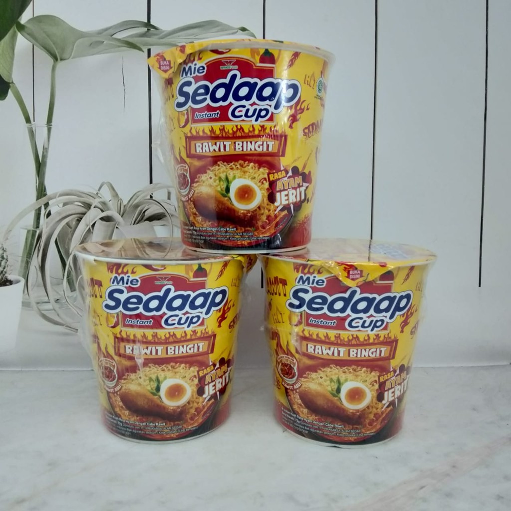

Mie Sedaap Cup Rawit Ayam Jerit 75gr