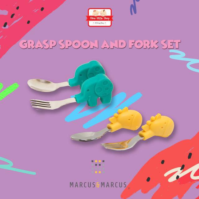 Marcus&amp;Marcus Palm Grasp Spoon Fork Set