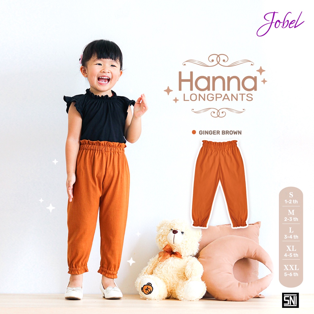 Jobel Longpants Hanna (0-5 tahun) - Celana Panjang Anak Perempuan