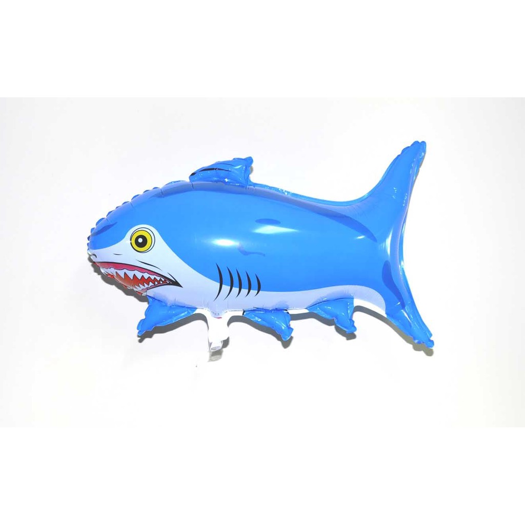 Balon Foil Ikan Hiu Biru Shark 0438