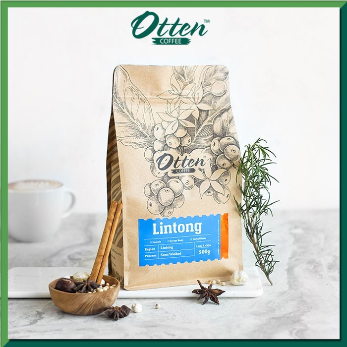 

Otten Coffee Arabica Lintong Onan Ganjang 500g Biji / Bubuk Kopi