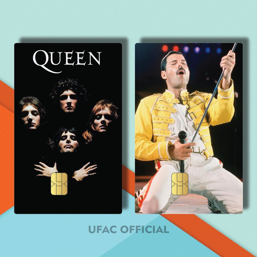 STIKER KTP POPULER VOKALIS BAND QUEEN IJSCP/TIS0O/ SKIN ATM CARD GRUP BAND QUEEN / GARSKIN POPULER /