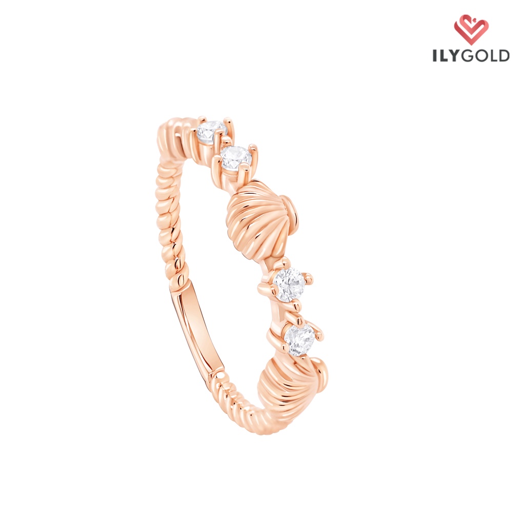 Seashell Ring ILY GOLD Seaside By The Sea Collection