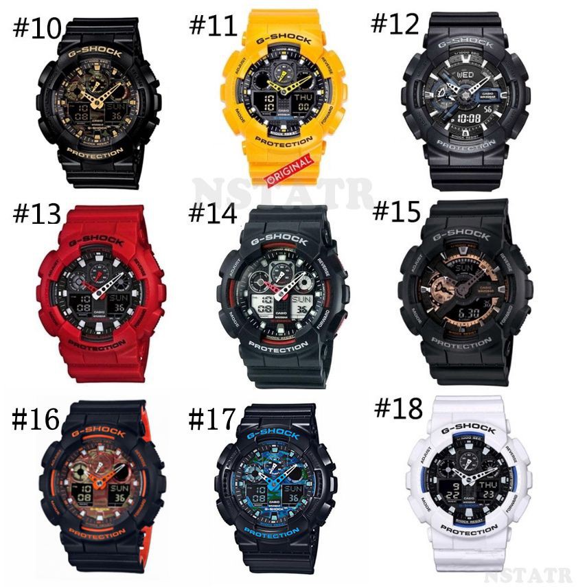 Jam Tangan Pria G-Shock GA 110 GA100  Wrist Watch Men Sport Electronic Waterproof Auto Light Watch