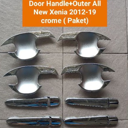 Door handle outer All New Xenia 2012-19 Crome ( Paket)