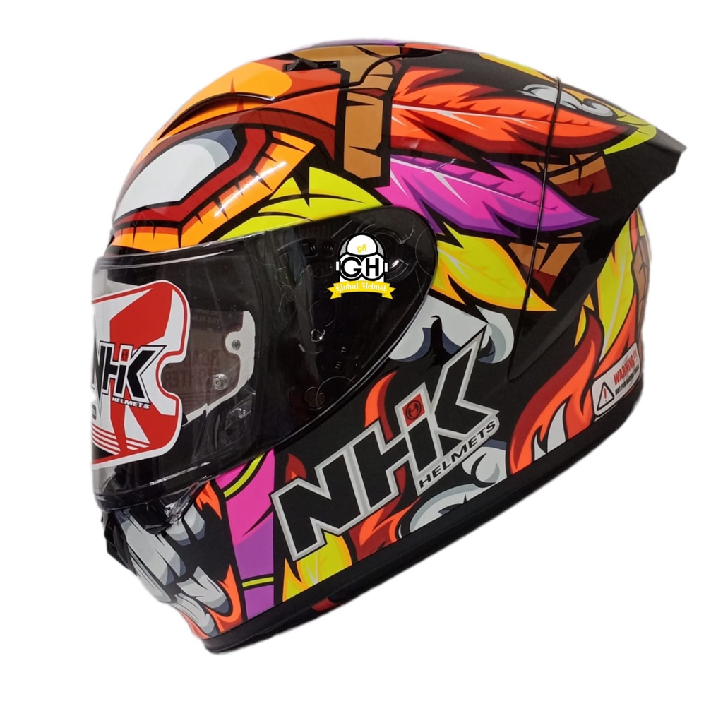 NHK HELM GPR TECH STREET THE MASK BLACK PINK GLOSSY GP R TECH