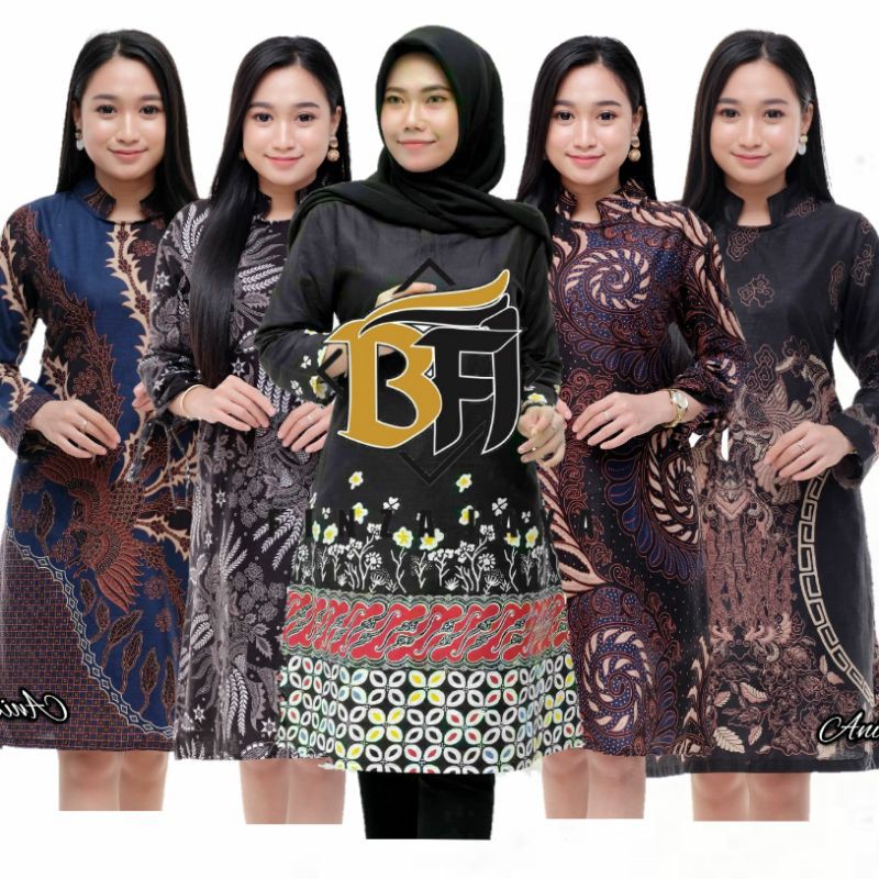 ATASAN BATIK SUPER BIG SIZE XXXXL TUNIK KANTORAN TERBARU JUMBO LD 140