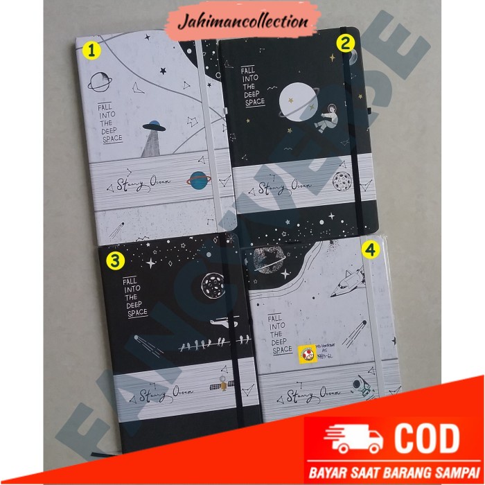 

✨ BISA COD ✨ Notebook Hardcover A5 Space 3783-6L / Agenda Diary Notes Buku Catatan