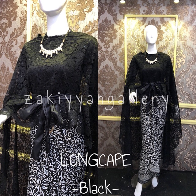 LONGCAPE BROKAT / LONGCAPE KONDANGAN / KEBAYA WISUDA / KEBAYA TUNANGAN