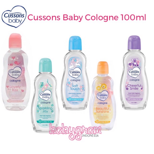 Cussons Baby Cologne 100ml / Cusson Bayi Parfum 100 minyak wangi bayi