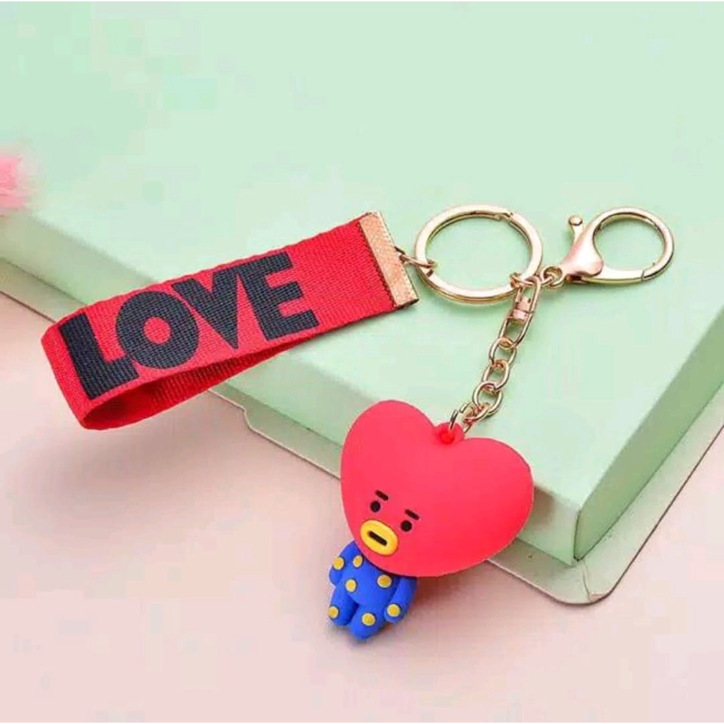 (B075) Gantungan KunciImport BT21 KPOP Love Series