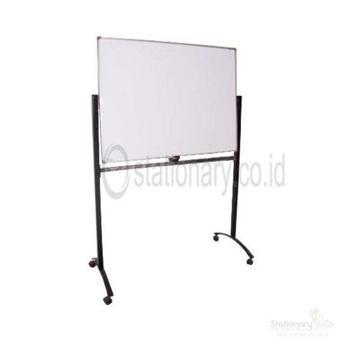 

Papan Whiteboard Magnetik Stand Kaki Single Face SAKANA Uk. 60 x 120