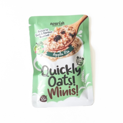 Quickly Oats! Minis! Instant Oatmeal Apple Pie Sachet 55gr