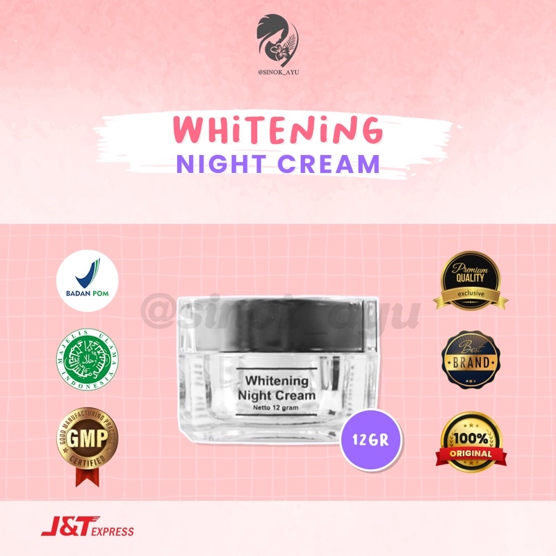 NIGHT CREAM MS GLOW WHITENING NIGHT CREAM MS GLOW CREAM MALAM MS GLOW KRIM MALAM MS GLOW KRIM WHITEN