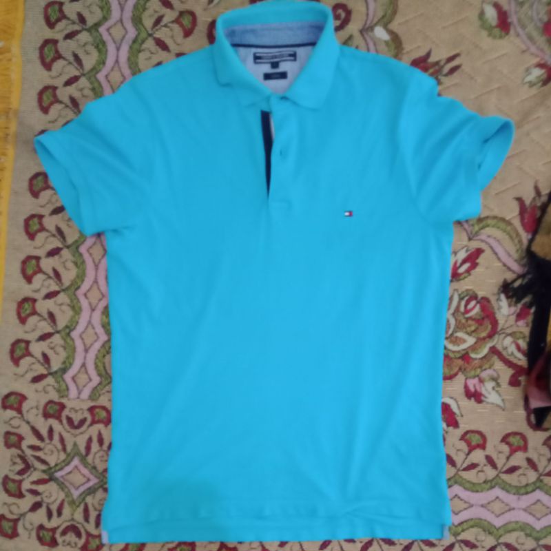 Kaos Kerah Polo Tommy Hilfiger second branded original 100%