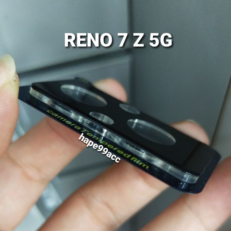 Reno 7 Z 5G Reno 7 5G tempered glass camera anti gores kamera 3D Black