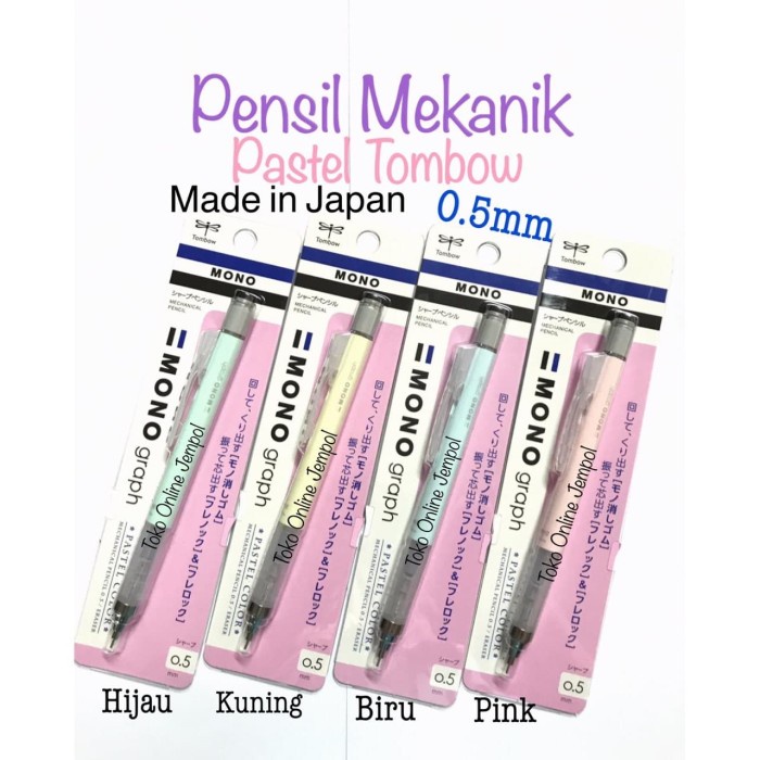 

Star 0.5 Pensil Mekanik Pastel Tombow Mono Graph Dpa-136X 0,5 Atk1084Tw Trendi