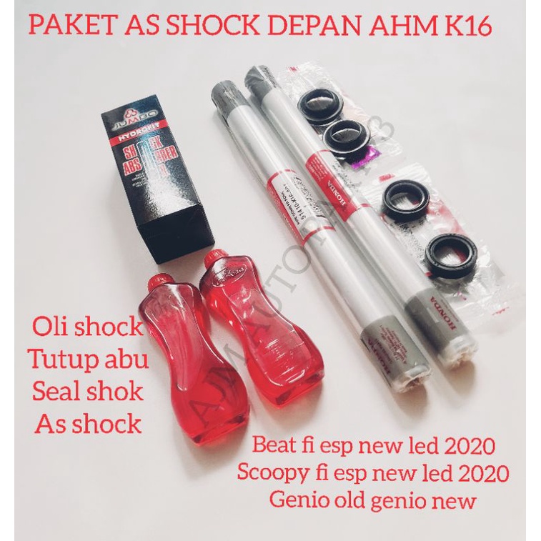 PAKET AS SHOCK DEPAN KIRI KANAN BEAT ESP NEW 2020 SCOOPY ESP NEW GENIO AHM K16