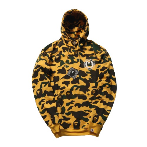 Jaket Sweater Hoodie BP JAPAN CAMO – Yellow Edition Fashion Trendy Casual Pria Good Brand Quality St