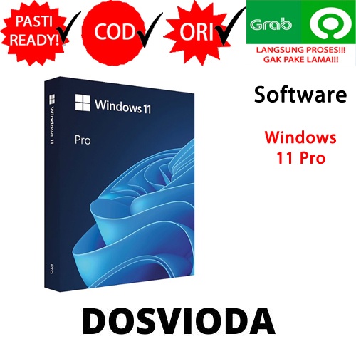 Software Microsoft Windows 11 Pro windows11pro Microsoft Windows 11Pro Original Asli