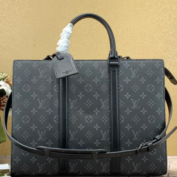 TAS SELEMPANG PRIA BRIEFCASE LV MONOGRAM MIRROR - M2