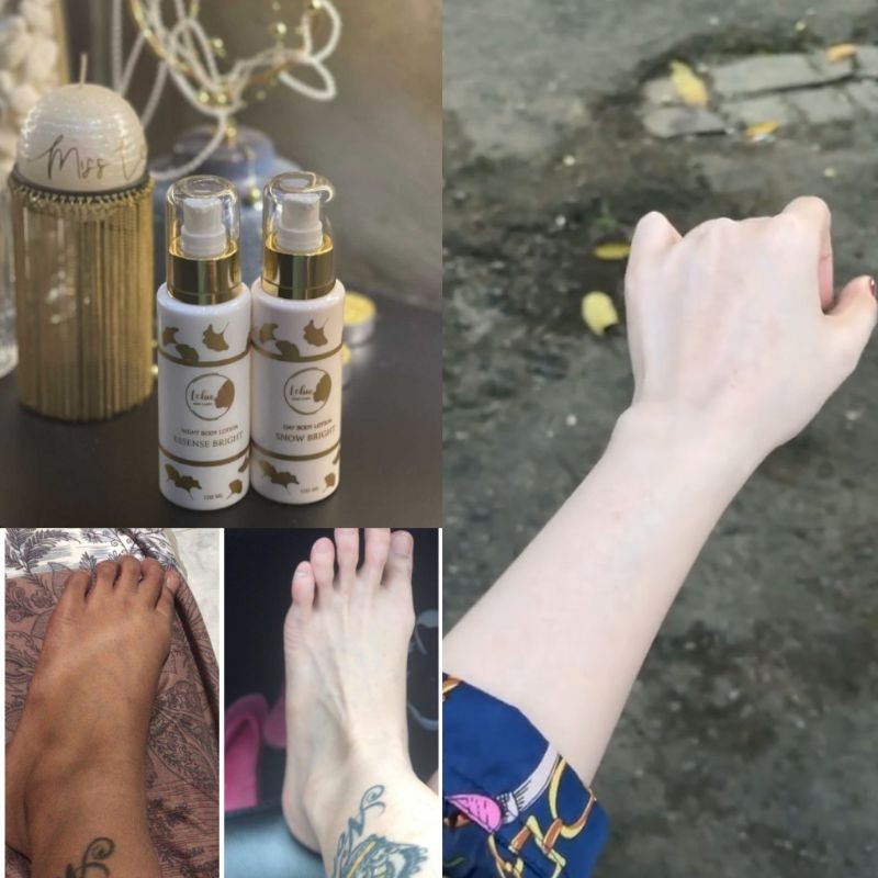 Lchie skin clinic handbody lation BPOM (FREE GIFT)