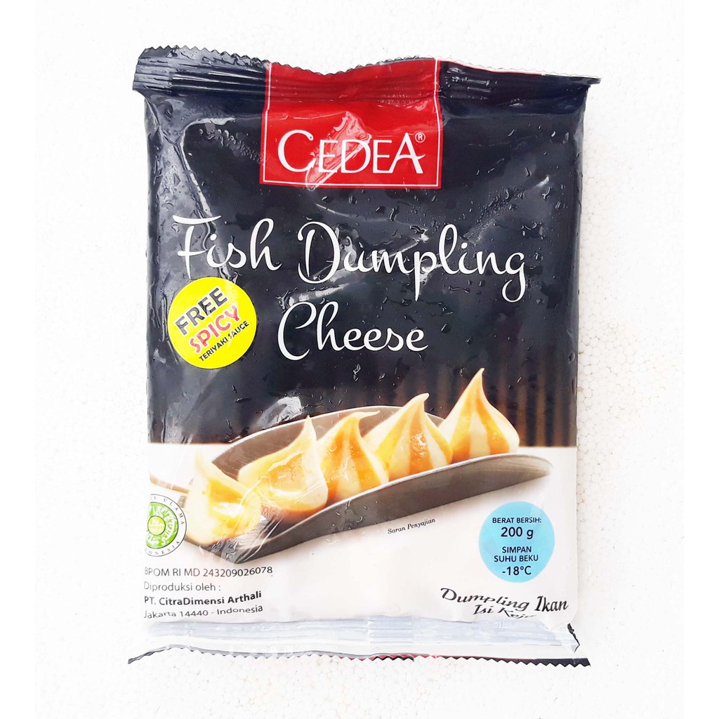 

Cedea Fish Dumpling Cheese Dumpling Ikan Isi Keju 200 Gram