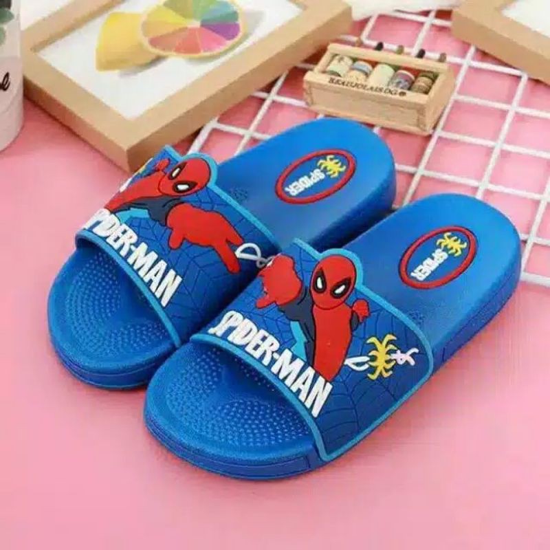 RS - Sendal anak karakter SPIDERMAN SIZE 26-35