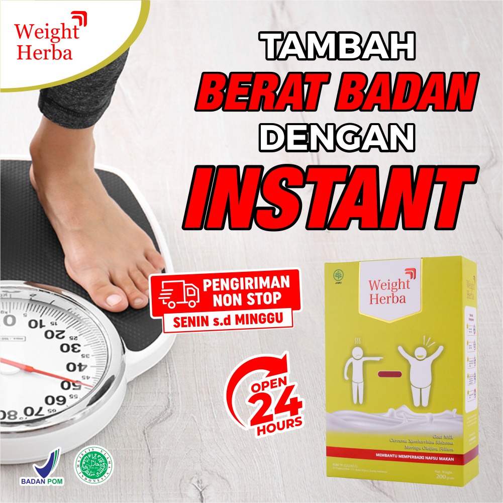 

[Terlaris] Weight Herba - Susu Etawa Ori Penambah Berat Badan & Kesehatan Pencernaan Tanpa Olahraga