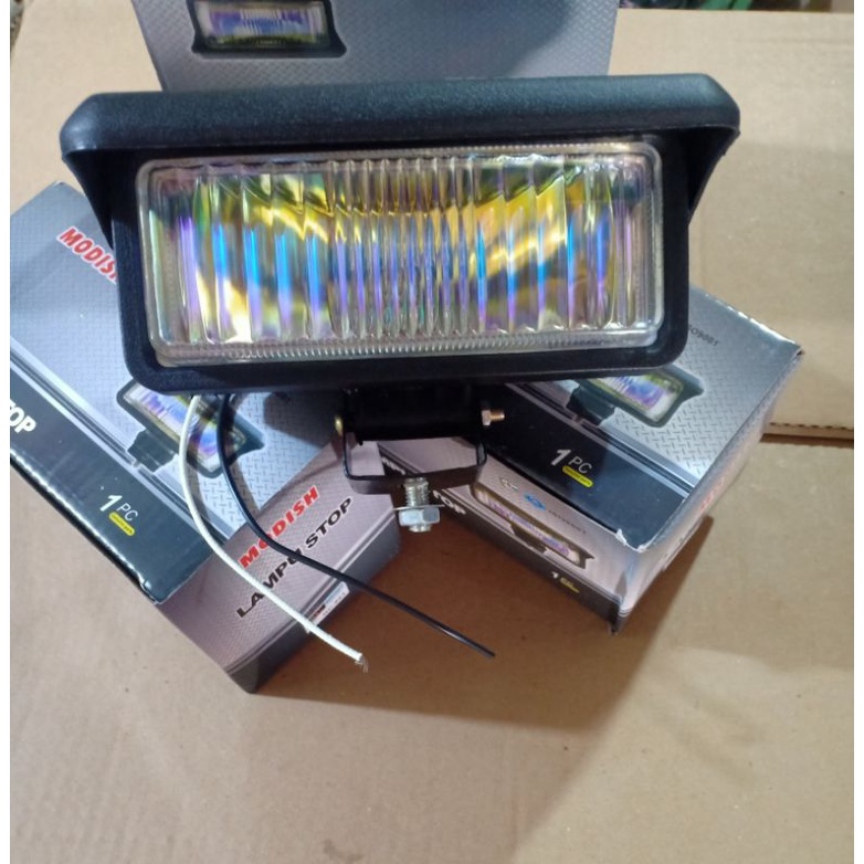 Lampu Halogen Sorot Tembak Kabut KOTAK TOPI Universal Lampu Tembak Topi Satu Pcs