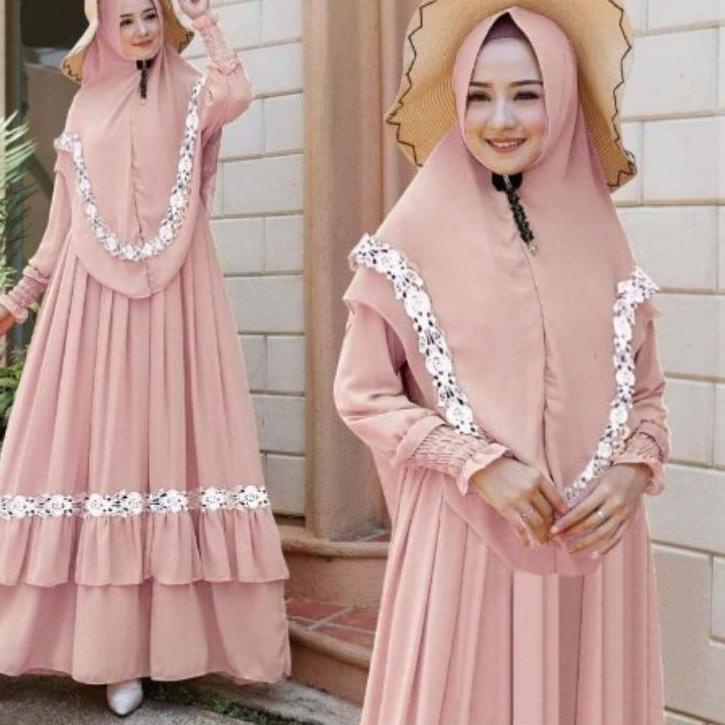 MURAH MERIAH.. gamis syari terbaru | embun syari gamis set hijab | pakaian muslim wanita terlaris| g