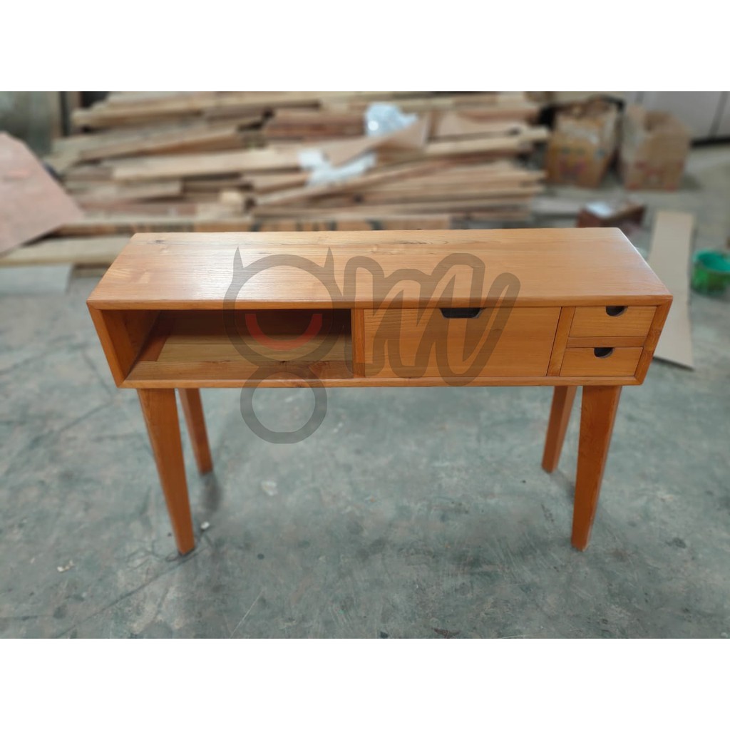 Meja Konsol Retro - Meja Belajar Retro Jepara