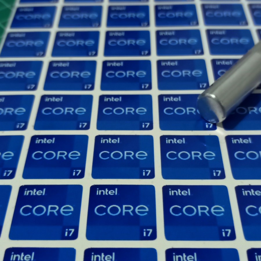 Stiker Intel Core i7 Gen 11