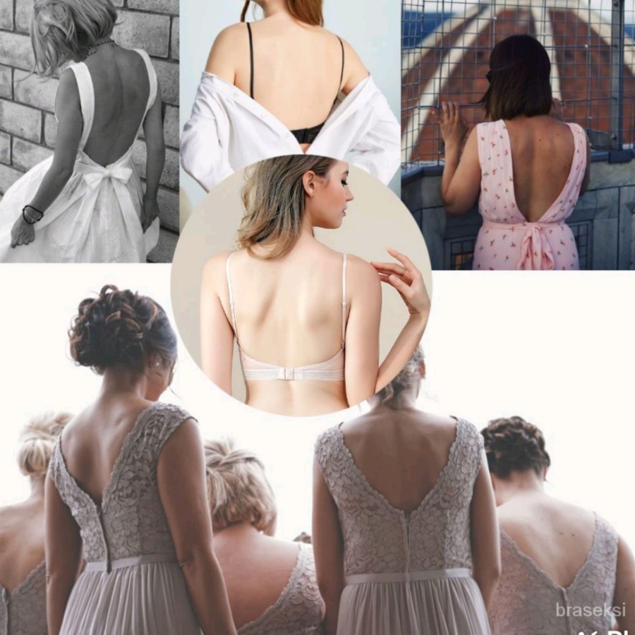 Bra Backless Sexy Lace Lingerie BH New