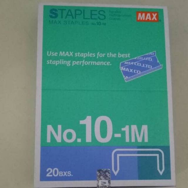 

Isi staples max kecil no 10