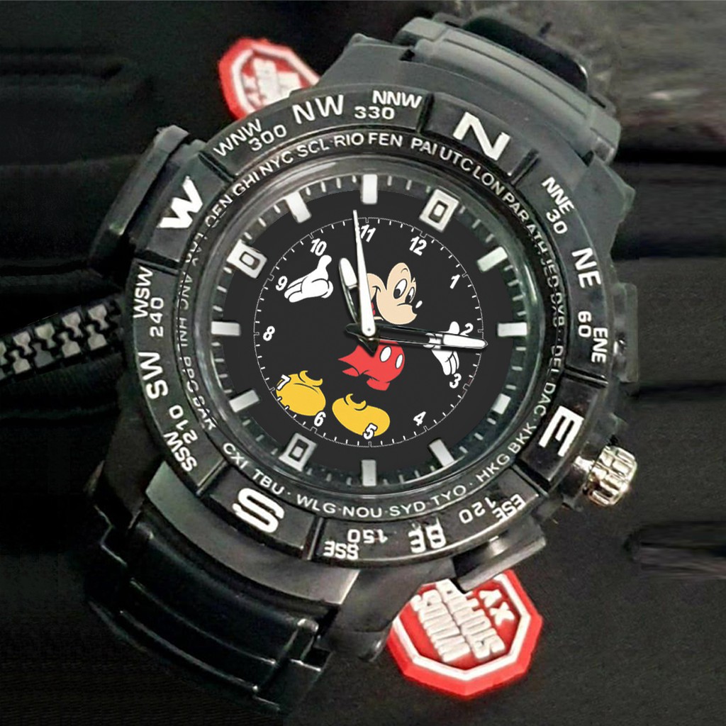 (EXCLUSIVE) Jam Tangan MICKEY MOUSE Sport Bagus