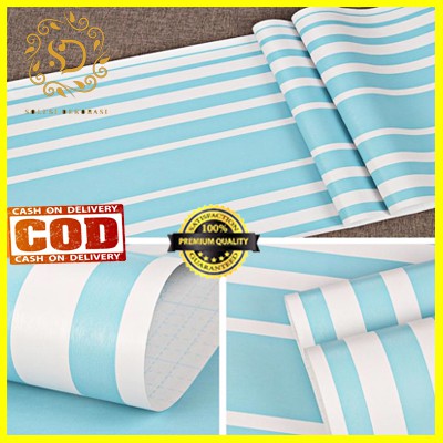 [Paket 3 Rol] Wallpaper stiker dinding | 45 CM x 10 Meter | Anti air | Wallpaper Dinding 10 Meter