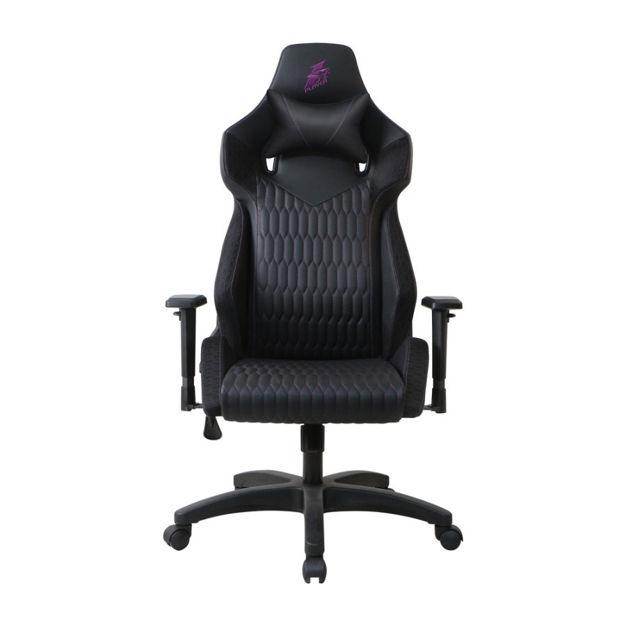 1STPLAYER GAMING CHAIR WIN-101 - BLACK - Comfortable And Spacious - Reflective Fabric