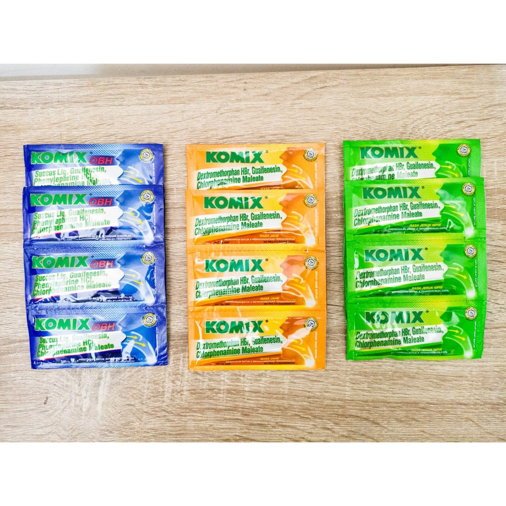 KOMIX SACHET @7 ML - PAKET 7 SACHET LEBIH HEMAT