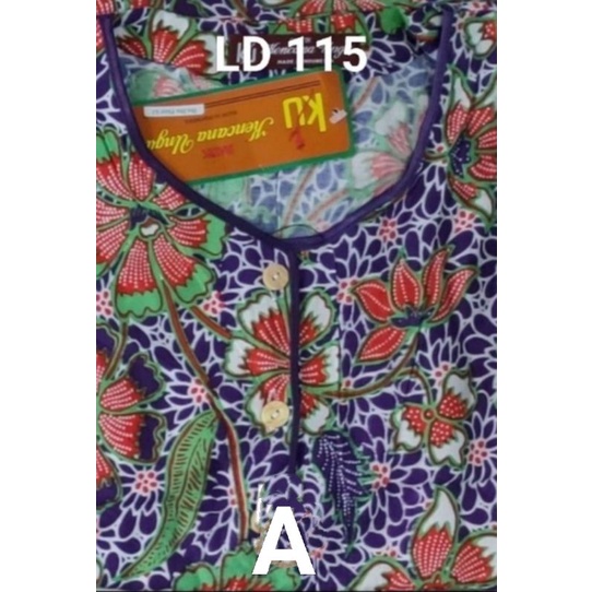 Daster Kencana Ungu Plisir K3 label coklat-28