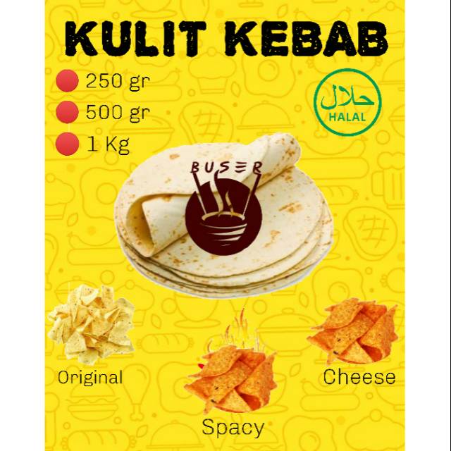 

Kripik Kebab / Tortila (250 Gram)