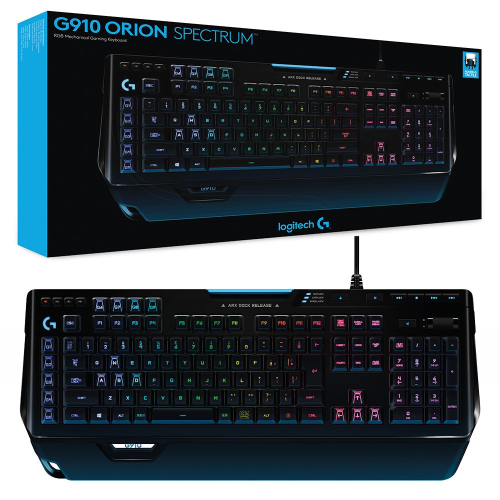 Logitech G910 Orion Spectrum RGB Mechanical Gaming Keyboard