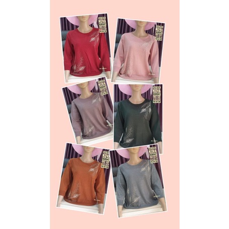 Atasan Rajut Premium / Rajut Kova Bellina / Rajut Import