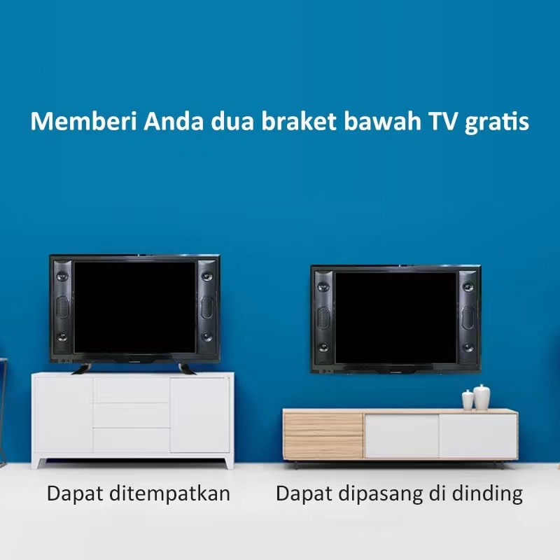 TV LED 17/19/20/21/22/24/25 INCH  TV Digital Ready FHD Televisi TV Murch 24 Inch Bisa Monitor Pc/Gaming/Komputer/CCTV