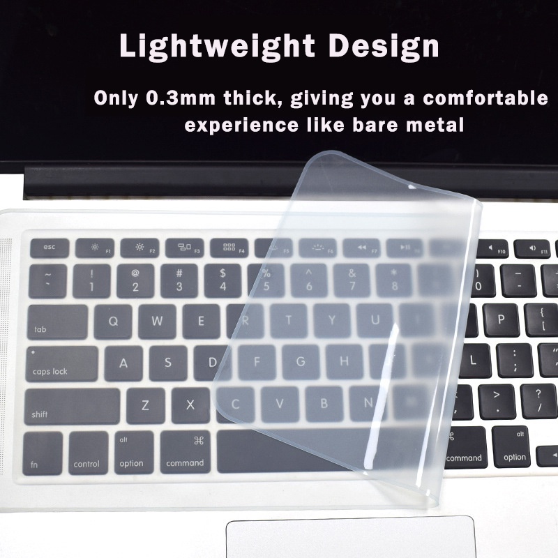 15-17 inch Universal Laptop Keyboard Soft Flexible Silicone Dustproof Werproof Transparent Cover Film Protector