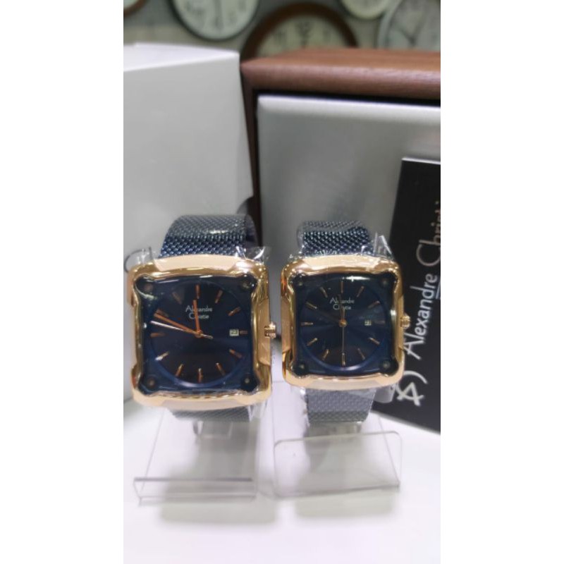 JAM  TANGAN COUPLE ALEXANDEE CHRISTIE 3030 LD/MD