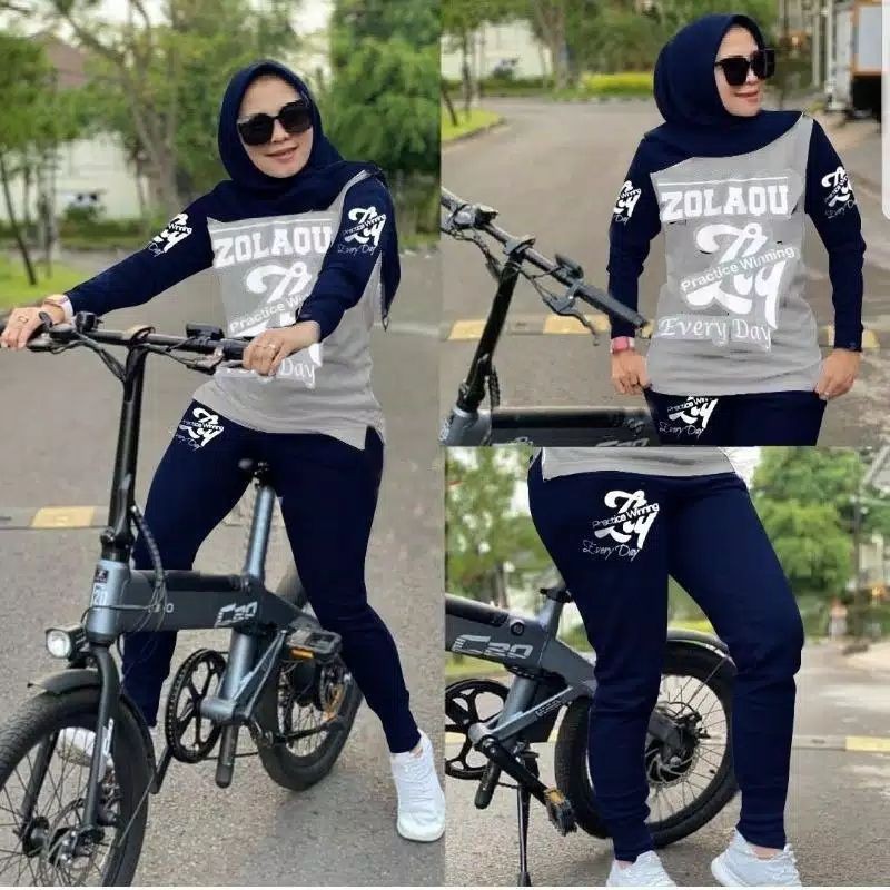SET GOWES ZOLAQU VERSI TERBARU ~ SETELAN OLAHRAGA WANITA KEKINIAN ~ BAJU SPORTY SENAM ZUMBA BIKE