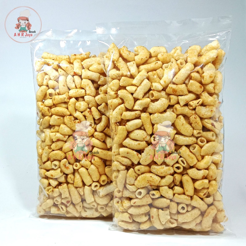 

MAKARONI BUMBU RUJAK PEDAS MANIS 500 GR / MAKRONI RUJAK / MACARONI RUJAK