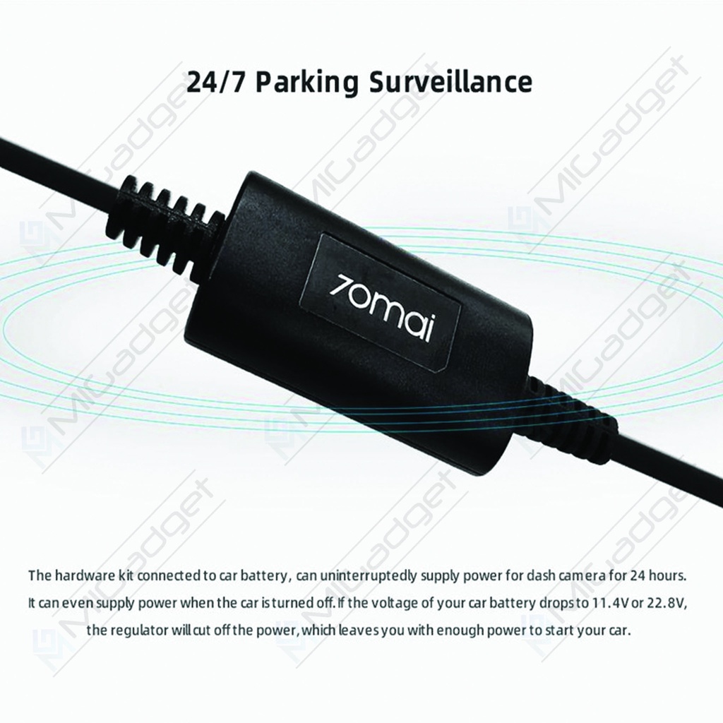 70Mai Hardwire Kit Hardware Kit 24H Parking Monitoring Kit