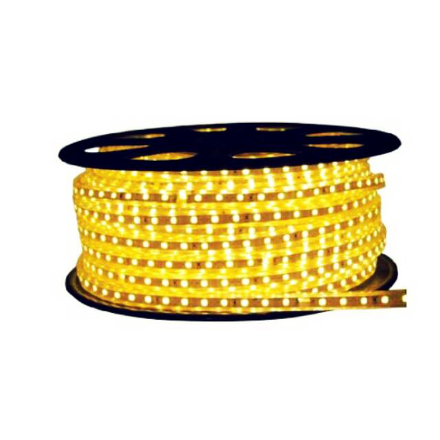  LAMPU LED STRIP WARM WHITE Kuning SELANG 5050 Meteran 